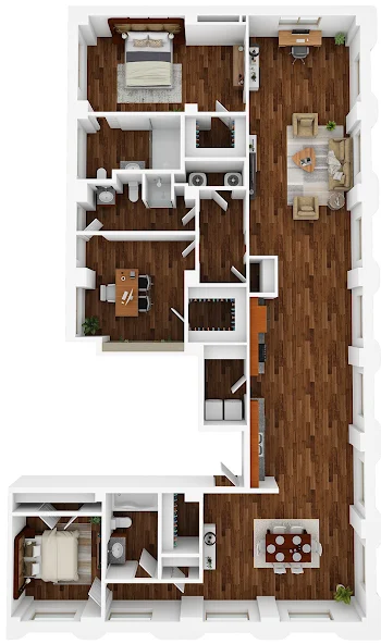 Go to Lincoln American Tower - C1 Floorplan page.