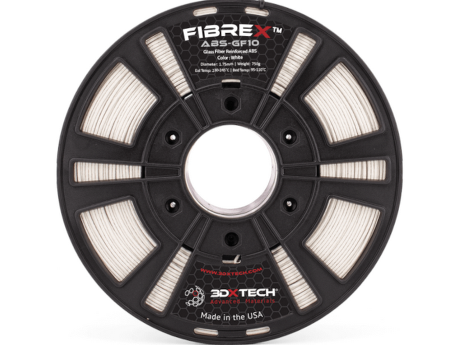 3DXTech FibreX ABS+GF Filament Black - 1.75mm (0.75kg)