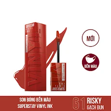 Son Bóng Maybelline 61 Risky - Gạch Đun 4.2ml
Superstay Vinyl Ink #61 Risky