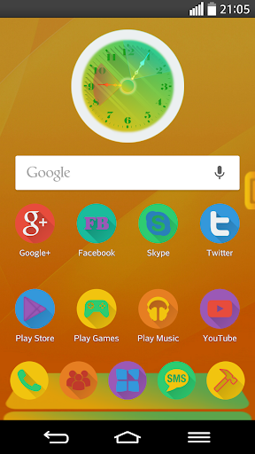 NEXT LAUNCHER THEME FLATSTYLE