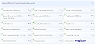 OvenFresh Cakes & Desserts menu 1