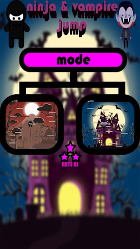 Ninja  Hero and  Vampire Hero Jump - Halloween