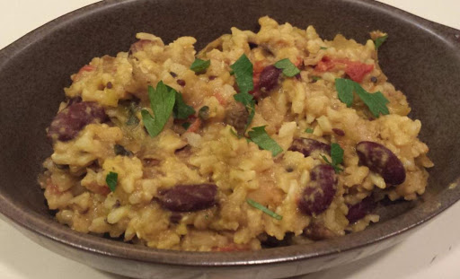 This rice dish came out super, family approved...everyone went back for seconds!