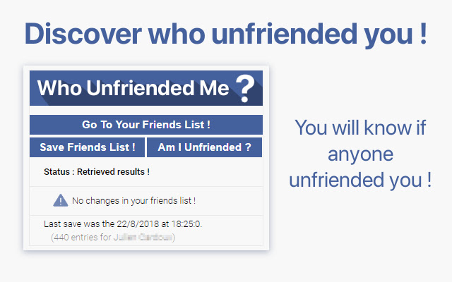 Who Unfriended Me ?