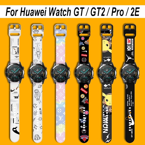 Dây Đeo Tay Thay Thế 22Mm Bằng Silicone Cho Đồng Hồ Huawei Watch Gt2 Pro Gt2 46Mm Gt 2E