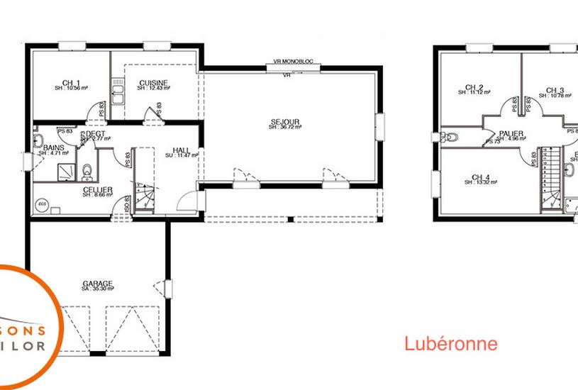  Vente Terrain + Maison - Terrain : 1 500m² - Maison : 116m² à Autoreille (70700) 