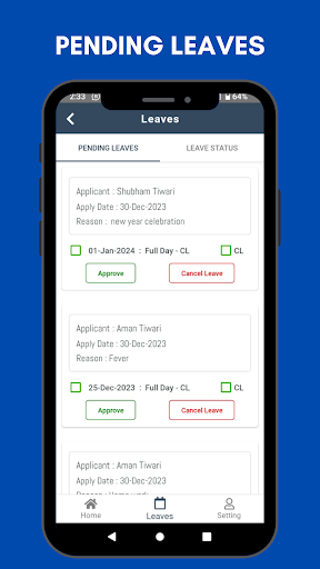 Screenshot i-manage