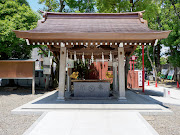 The Tomioka Hachiman Shrine in Tokyo, Japan.