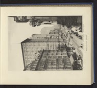 Gezicht op Randolph Street in Chicago