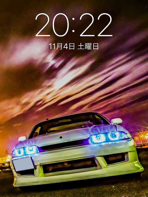 スカイラインのスカイライン・iPhoneロック画面・ロック画面・iPhone・R33に関するカスタム事例の投稿画像1枚目