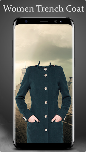 Women Trench Coat Photo Suit Editor