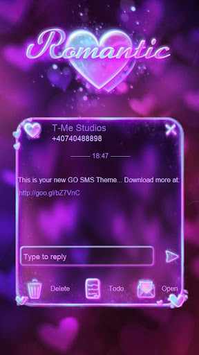 Romantic GO SMS