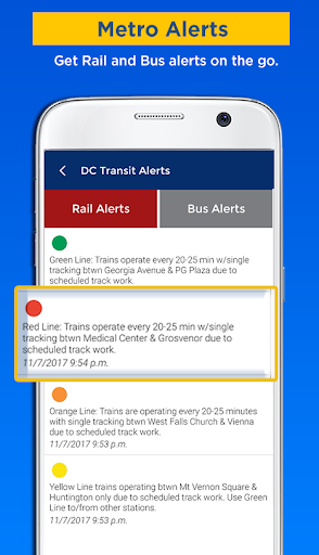 DC Metro & Bus Tracker