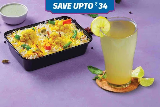 Veg Mini Biryani + Beverage Meal