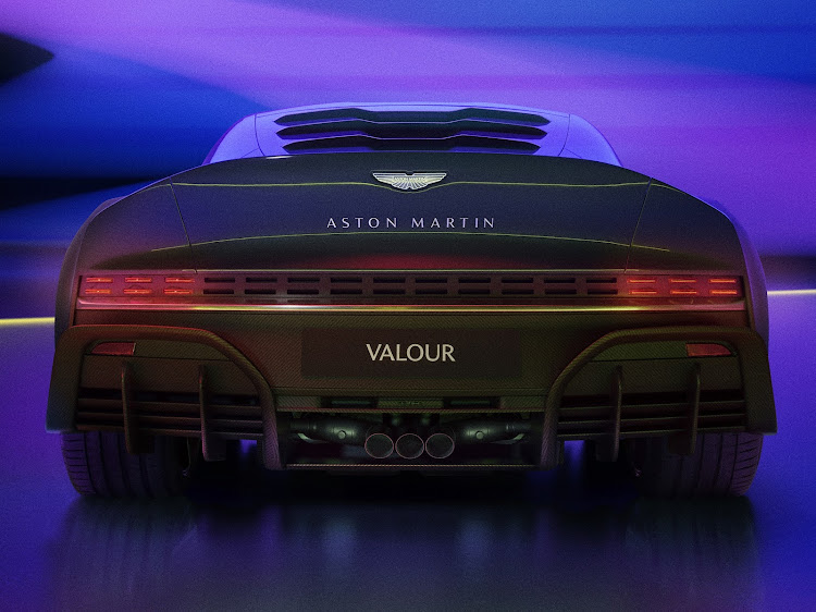 The Valour's aggressive rear valance with three exhaust ports and LED light blades. Picture: SUPPLIED