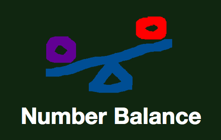 Number Balance chrome extension