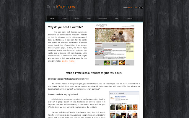 Website Builder by SaadCreations™ chrome extension