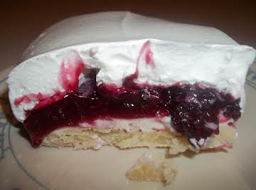 Luscious Blackberry Cream Cheese Dessert