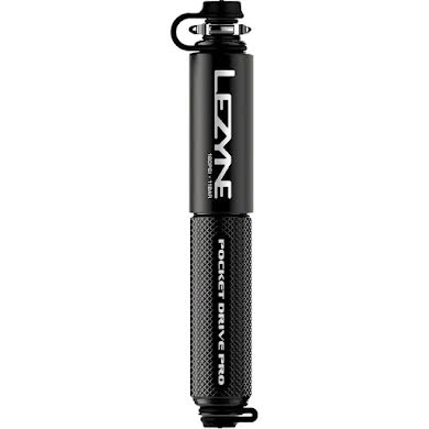 Lezyne Pocket Drive Pro Mini Pump - Aluminium - 160psi - Presta/Schrader - With Mount - Black