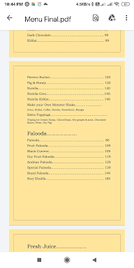 Sree Annapoorna Cafe menu 3