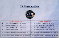 VIP Shawarma menu 1