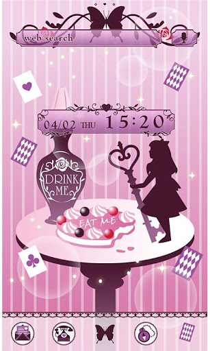 かわいい壁紙・アイコン-DRINK ME EAT ME-無料