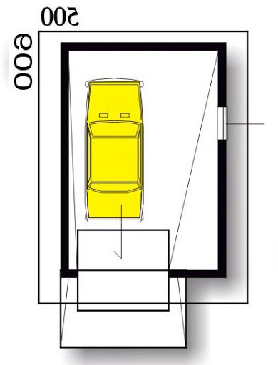 BR-057 - Rzut garażu