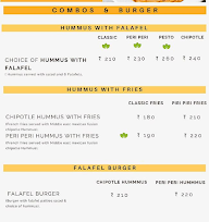 Hummus Nest menu 5