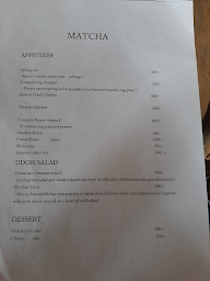 Matcha Japanese Restaurant menu 2