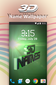 3D My Name Live Wallpaperのおすすめ画像3