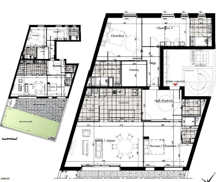 Vente appartement 4/5 pièces 155 m² à Reims (51100), 878 090 €