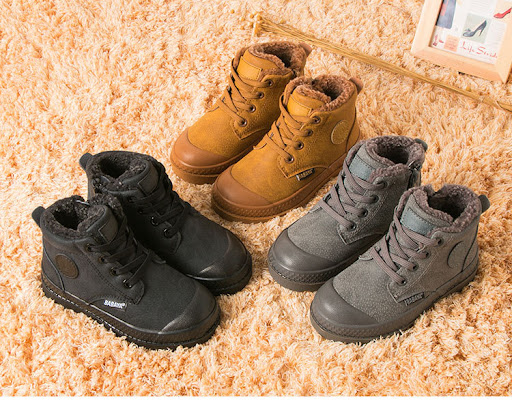 Title 1, Childrens Cotton Martin Shoes Winter Warm and ...