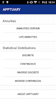 Apptuary: Actuarial Calculator Screenshot
