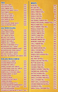 Yo! Chinese Hut menu 2