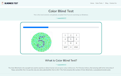 Blindness Test