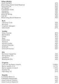 Wilson's The Pub, The Lalit Great Eastern menu 5