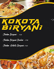 Kolkata Biryani menu 1
