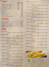 Quick Bites Cafe menu 1