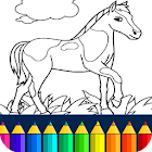 Horse coloring pages game 