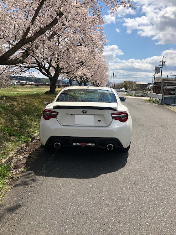 86の86GRスポーツ・桜と愛車・桜・86 zn6に関するカスタム事例の投稿画像2枚目