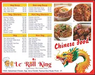 Le' Roll King menu 2