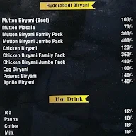 Alhamdulillah Hotel menu 3