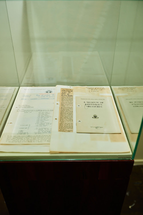 Artefacts from the Lovedale Printing Press on display at The Provenance Part II exhibition at Constitution Hill.