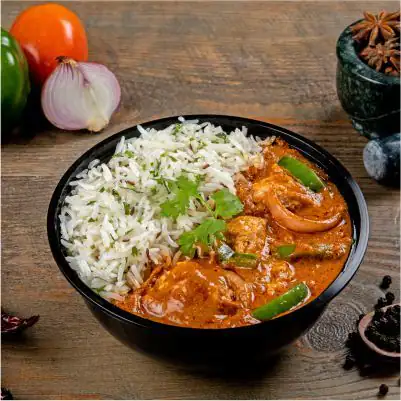 Chicken Kadai Rice Bowl