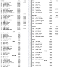 Santosh Family Dhaba menu 1