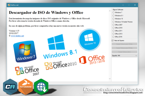 Windows and Office ISO Download Tool - Descarga Windows y Office  directamente desde Microsoft | Conocimiento Adictivo