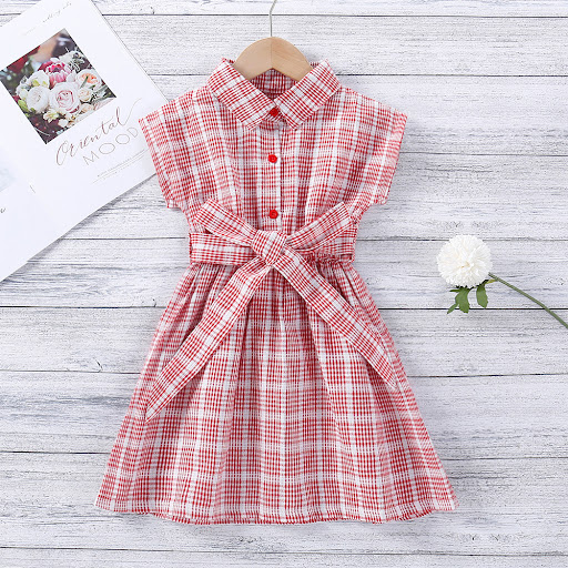 Title 1, Girls Plaid Fashion Personality Western Prince...