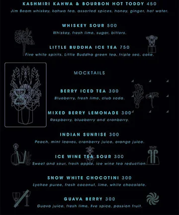 Terra - Solar Bar menu 