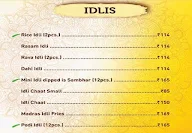 Ramaratnam Dosa menu 3