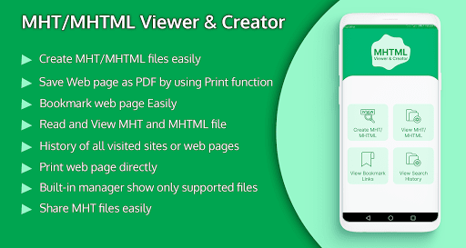 MHT/MHTML Viewer Web to MHT Converter  Saver